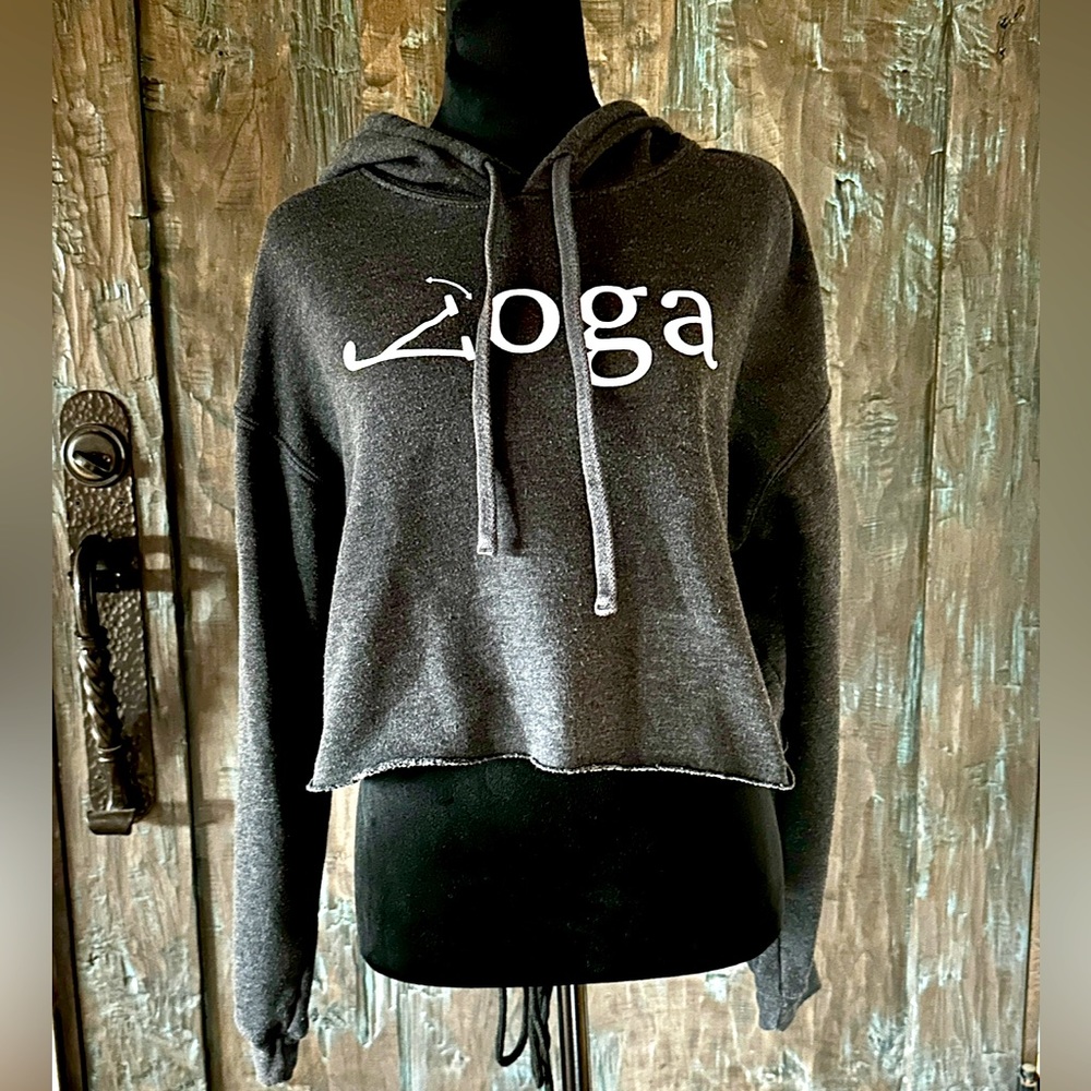 Funky Yoga Cropped Hoodie